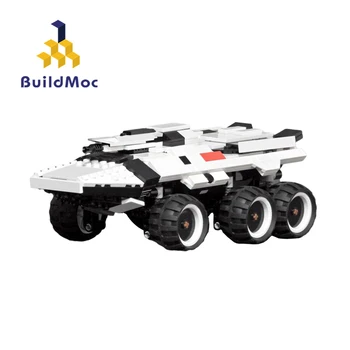 Военный Танк MOC M35 Mako-Mass Effect Land Chariot Набор Строительных Блоков Для Сборки Автомобиля, Кирпичи, Игрушки Для Детей, Подарки На День Рождения