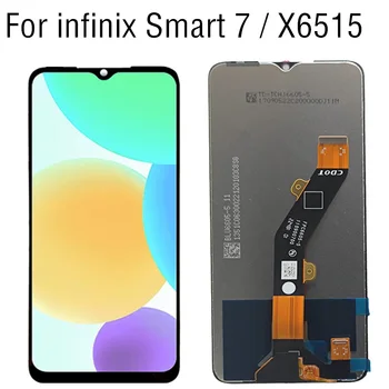 Для Infinix X6515 Smart7 ЖК-сенсорный дисплей с цифровым преобразователем в сборе Экран для Infinix Smart 7 LCD