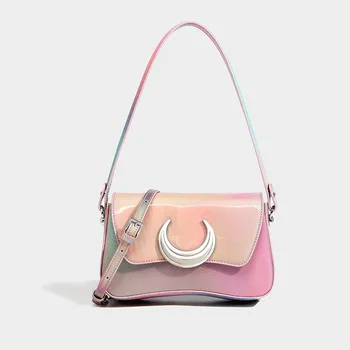Женская сумка Baobao 2023 Летняя Новинка Phantom Moon Премиум-класса, сумка для подмышек, Маленькая Дизайнерская Модная сумка через плечо на одно плечо
