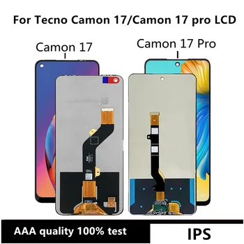 ЖК-дисплей для Tecno Camon 17 pro ЖК-дисплей с сенсорным экраном, дигитайзер в сборе, замена для ЖК-дисплея Tecno CG6 CG8