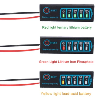 Индикатор уровня заряда батареи Трехкомпонентная Литиевая Батарея 3-Й Серии, Литий-Железофосфатная Свинцово-Кислотная Батарея, Индикатор Емкости Тестер-метр
