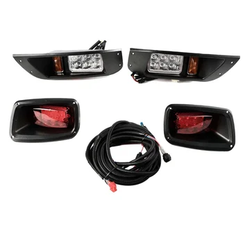 Комплект светодиодных фар и задних фонарей для гольф-кара для клубного автомобиля EZGO TXT аксессуары для гольф-кара