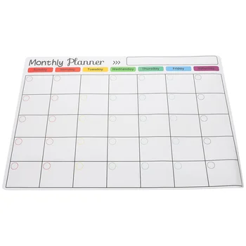 Магнитный Календарь для планирования расписания, бланк для сухого стирания, магнитная накладка на холодильник, милая мягкая работа